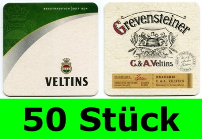 50 Stück Bierdeckel Grevensteiner Veltins Meschede Party  Bar Theke
