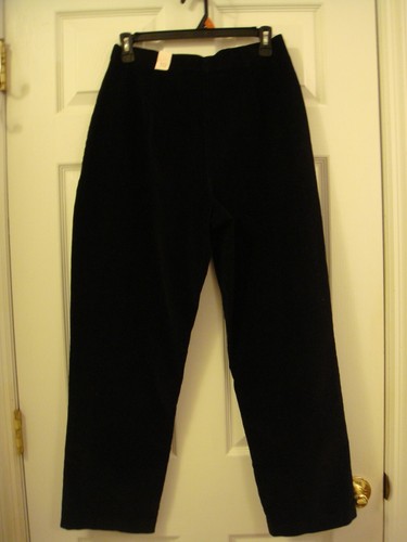 Damen Dress Barn schwarz Stretch Cord Anzughose Größe 10 Petite NEU - Bild 8 von 8