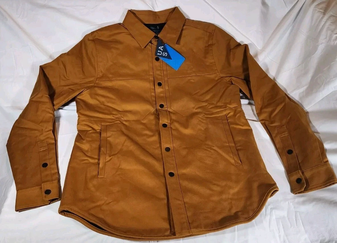 NWT Rare Men's Under Armour Sportswear Fleece Shirt Jacket Shacket 1296363 Sz M