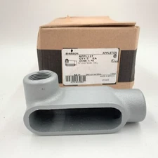 5 Pack Emerson Appleton APPLL27 3/4" Conduit Body FM7 LL 27 Grayloy