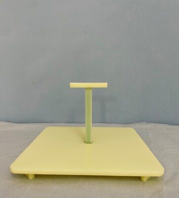 Vintage Art Deco Kunststoff Afternoon Tea Tablett Zitronengelb und Hellgrün. exc con