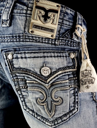$220 Mens Rock Revival Jeans \