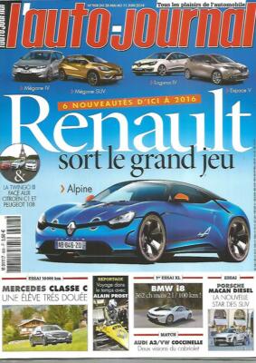 DAS AUTO JOURNAL NR. 908 MEGANE IV - MEGANE SUV / LAGUNA IV / SPACE Y / ALPINE