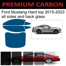 Premium Carbon Window Tint fits Ford Mustang Hard top 2015-2023 precut tint