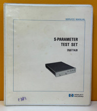 HP / Agilent 35677-90010 1983 S-Parameter Test Set 35677A/B Service Manual.