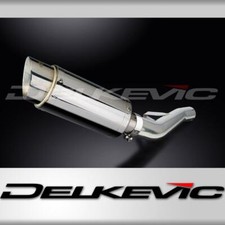 Suzuki GSX1400 2005-2009 Delkevic 200mm Round Stainless Exhaust Silencer Can Kit
