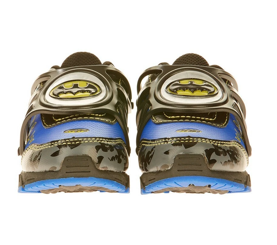 Zapatillas/zapatos deportivos iluminados intercambiables Batman DC Comics para niños pequeños: 8-13 Foto 3 de 4