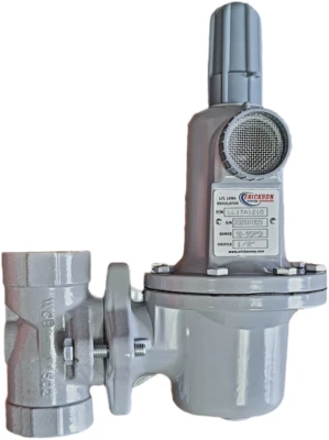 ERICKSON EP 1" Li'L LENA PRESSURE REGULATOR, 316SS Orifice Viton Seal, Fisher 627 Comparable