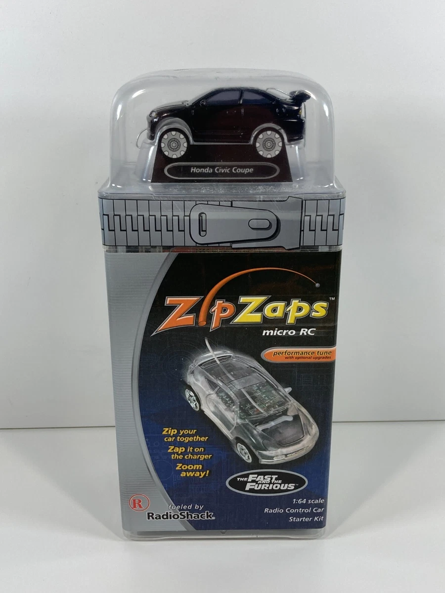 Zip Zaps Micro RC 1 64 Fast And Furious Radio Shack 60 7005 Honda
