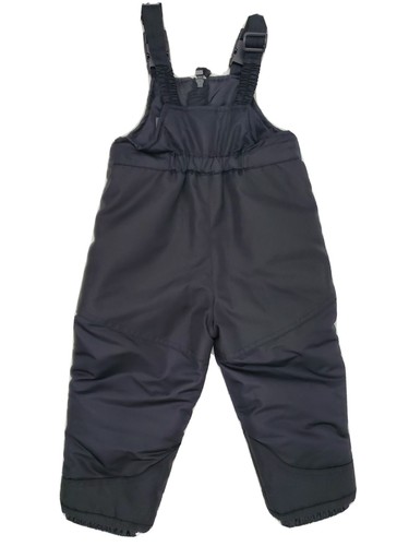 Circo Toddler Snow Suit Black Size 12M Adjustable Strap Front Zip - Afbeelding 2 van 12