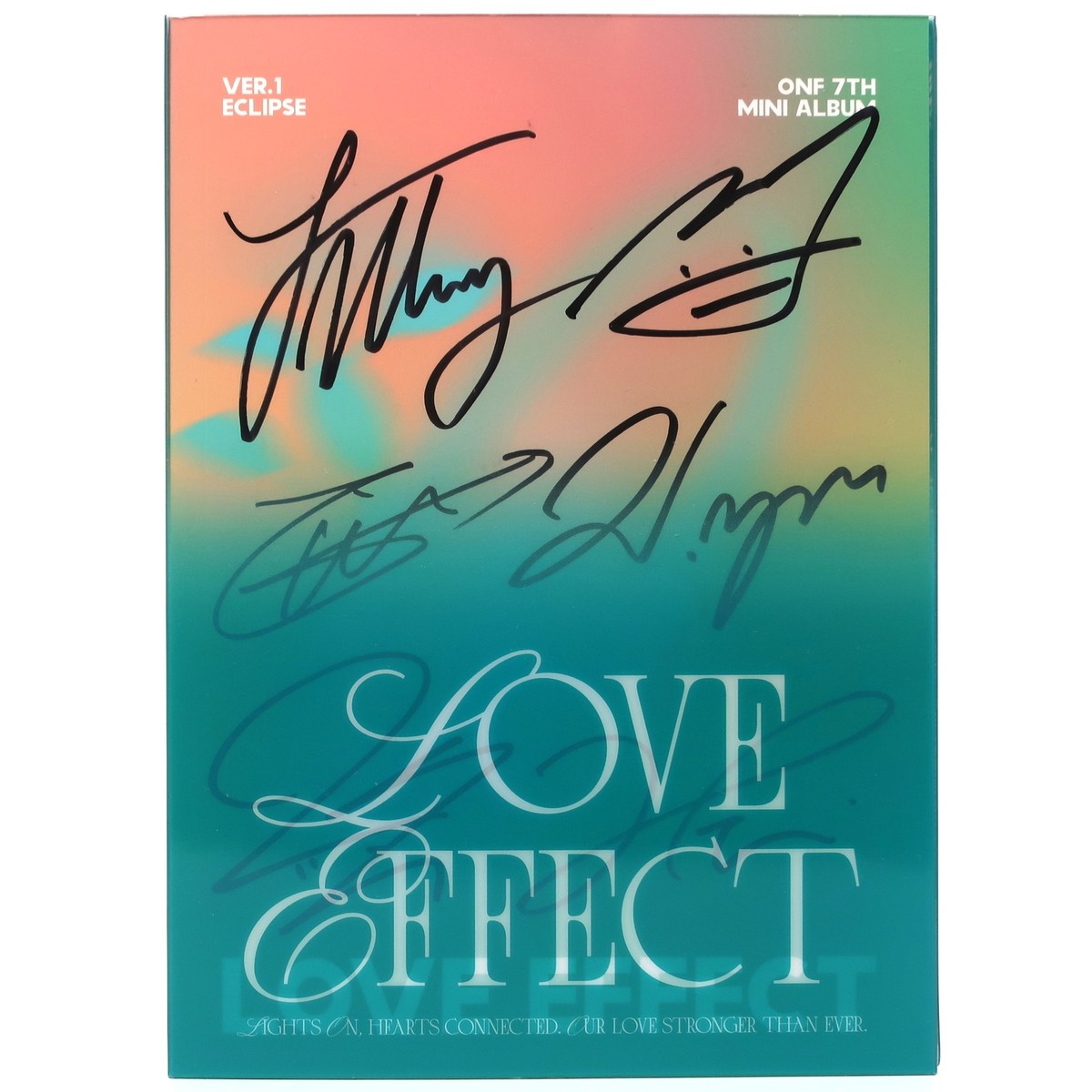 ONF オネノプ　直筆サイン　アルバム ONF - Love Effect Signed Autographed Promo CD Album K-pop
