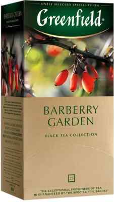 Greenfield Black Tea Collection Barberry Garden 25 pc