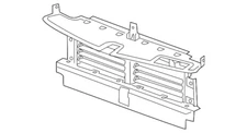 Genuine GM Radiator Shutter Assembly 85535383