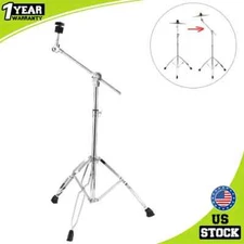 ✅ Straight Boom Cymbal Stand Double Braced Heavy Duty Alloy Tripod Stand Holder