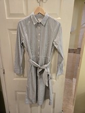 J Crew sz 6 Women’s Striped Shirt Dress NWT!