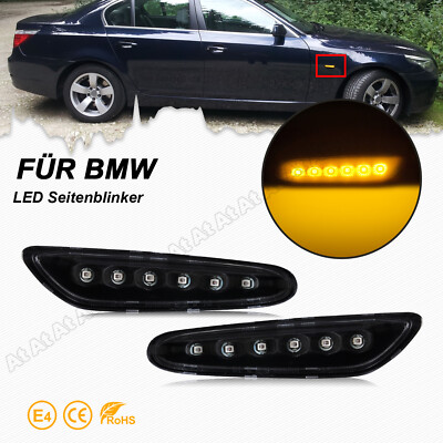 2xOEM LED SIDE INDICATOR FOR BMW E81 E87 E88 3 Series E90 5 Series E60 E84 X E83 X3