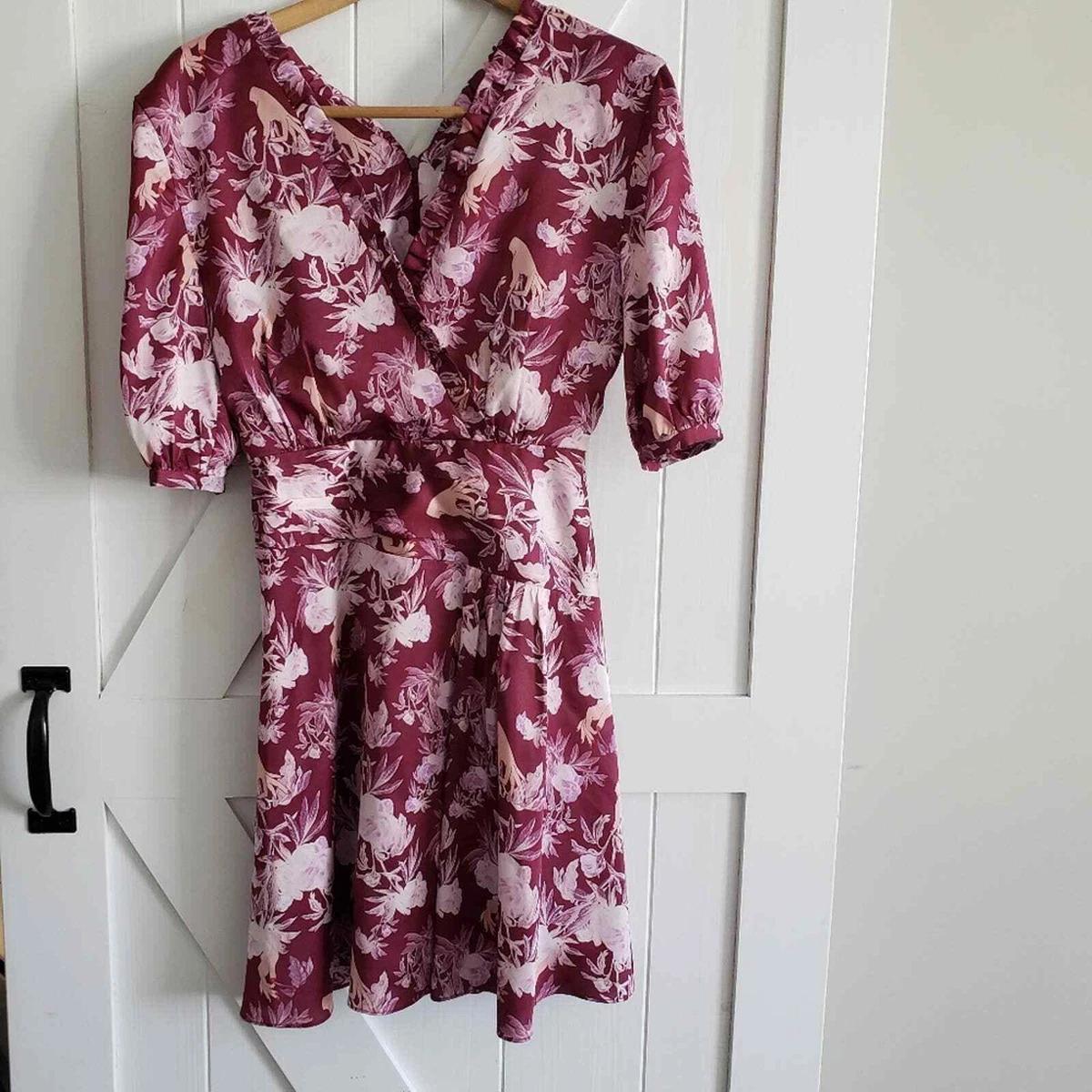 Three floor top pink dress