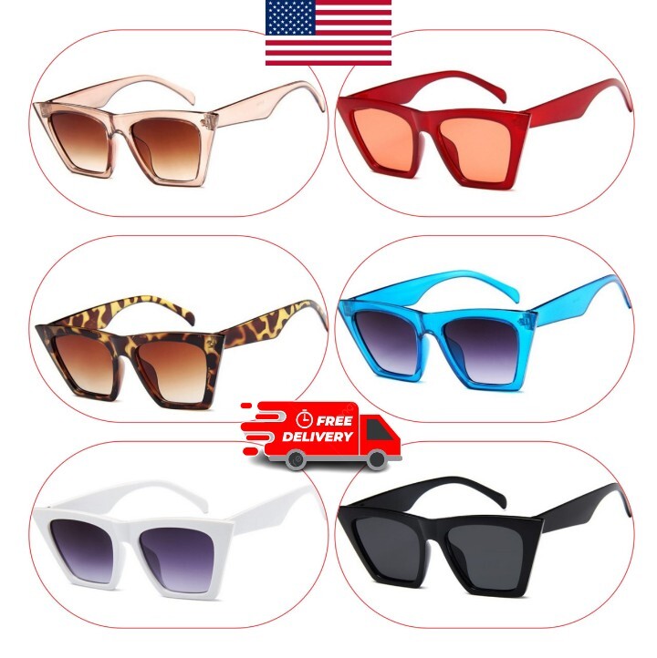 Vintage Cat Eye Sunglasses Classic  Gradient Lens Sunglasses-image