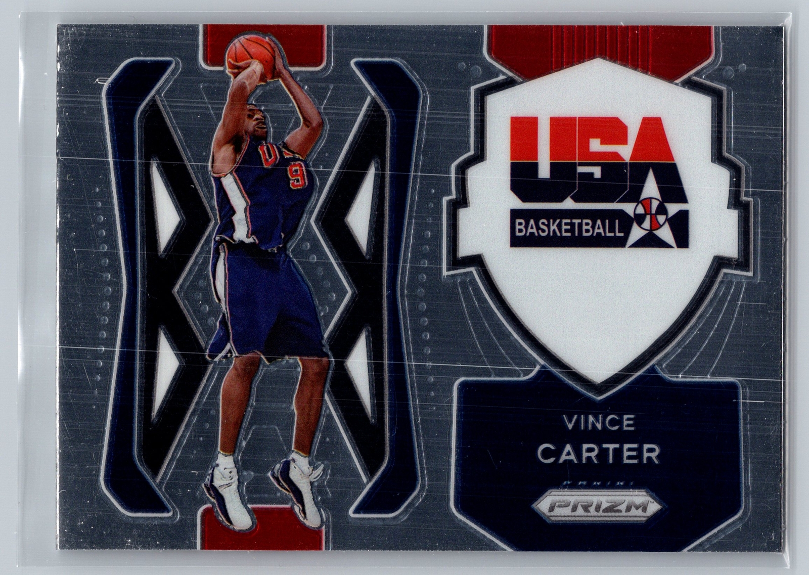 2021-22 Panini Prizm #6 Vince Carter USA Basketball Prizms Silver USA