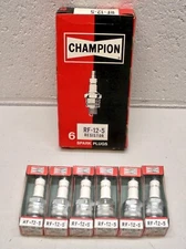 RF12-5 Champion Spark Plug NOS xref Ford BSF42c - BOX of 6 plugs