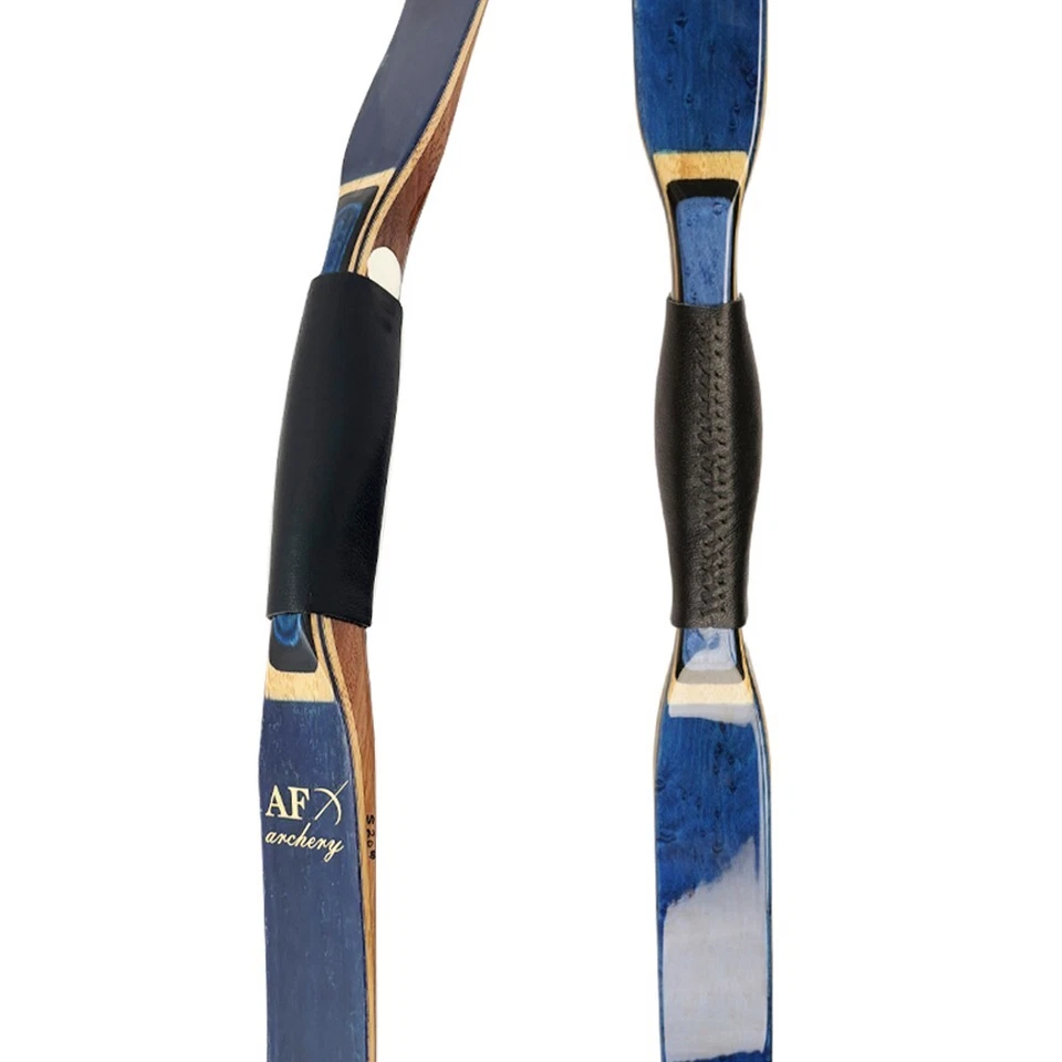 AF Archery Blue Maple Tatar Bow 54" Traditional Recurve Bow for Advanced Adults - Image 3 of 4