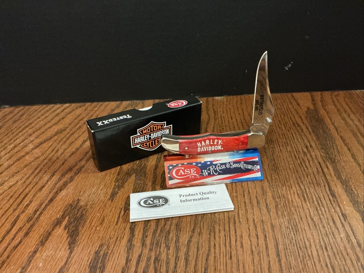 2015 Case XX,61265LC-SS Harley-Davidson Folding Hunter Knife,MIB
