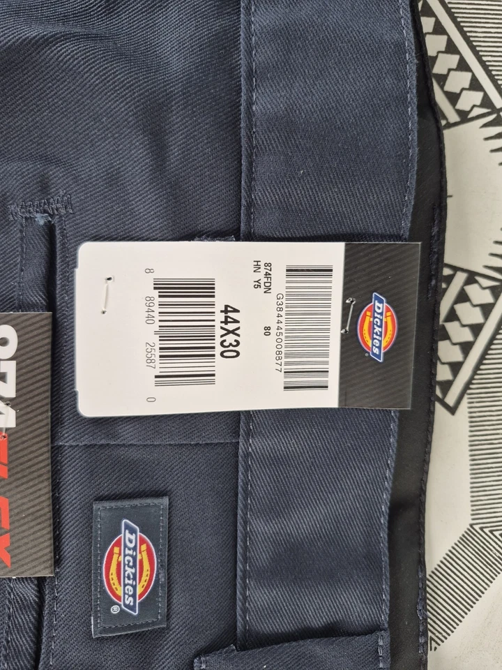 Dickies NWT 874 Flex Original Fit Work Pants Blue Size 44 X 30 - Image 2 of 4