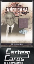Ed McMahon 2008 Donruss Threads #BA-38 Baseball Americana Materials 471/500
