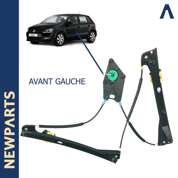 Newparts Fensterheber Mechanismus Vorne Links FüR Polo (6R1 6C1) VW 6R4837461-image
