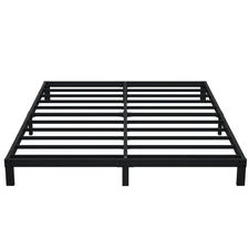 7 Inch Queen Bed Frame No Box Spring Need, Low Profile Metal Platform Bed Frame
