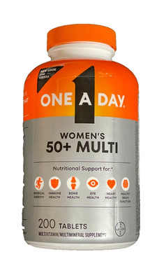 One A Day Women's 50 Plus Healthy Advantage Multivitamin 200 Count Tablets
