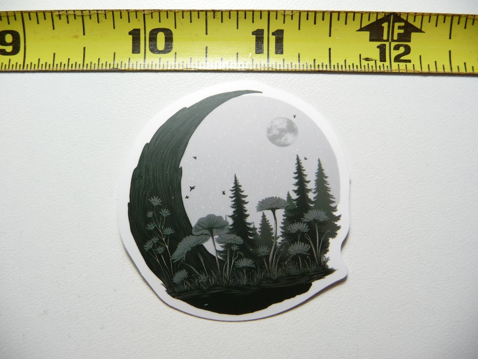 Moon Planet Nature Sticker Decal for Outdoor Calming Fun