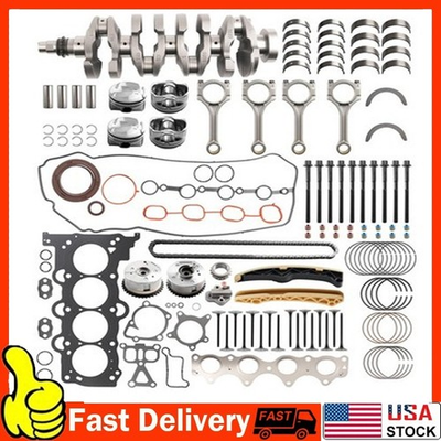 #ad G4FJ 1.6L Turbo Engine Overhaul Rebuild Kit Crankshaft Rods For Hyundai KIA $266.99