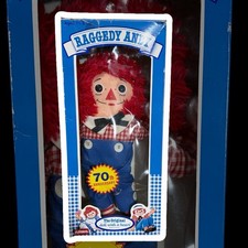 Playskool Raggedy Ann 70th Anniversary Doll 1987 Original Box Vintage