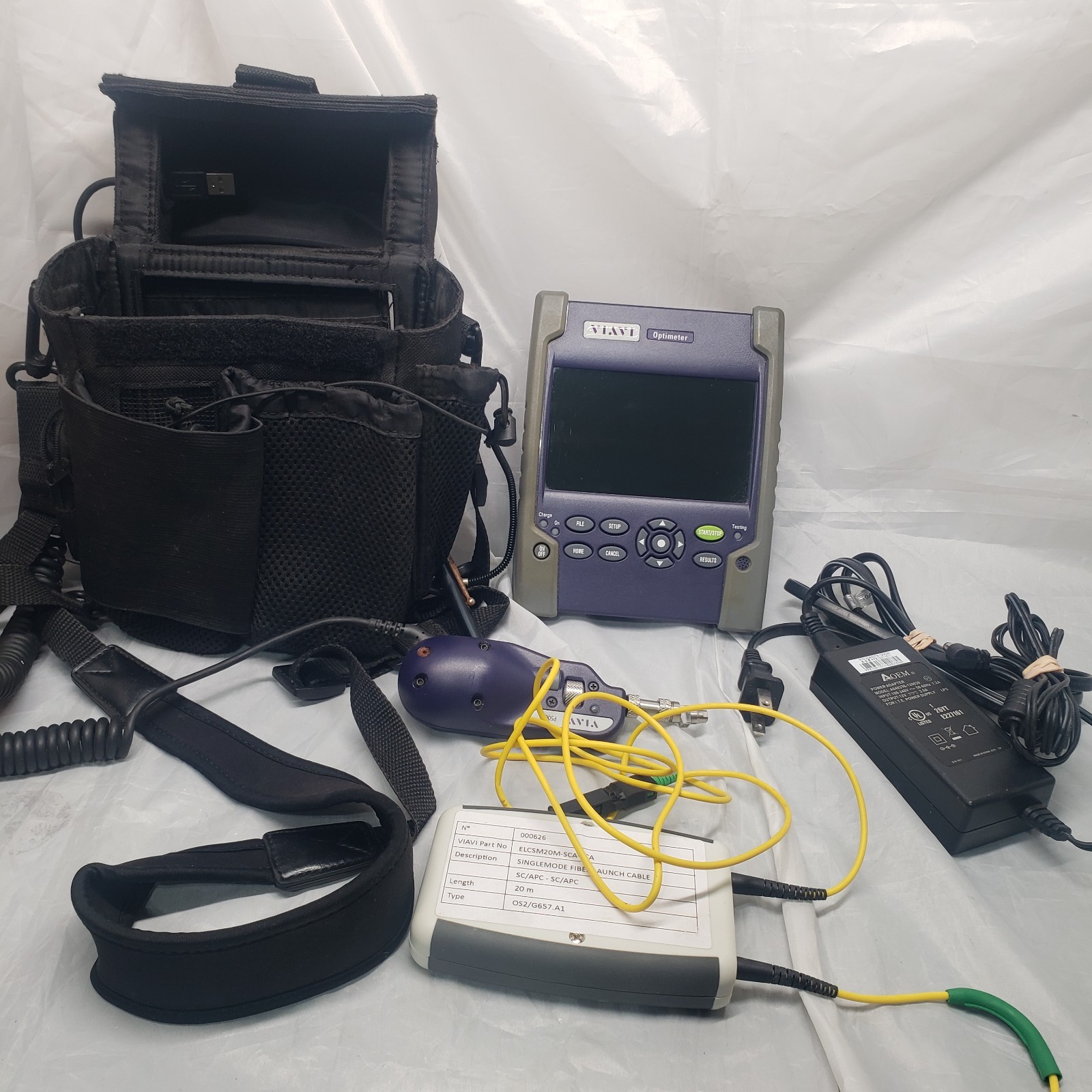 VIAVI Optimeter Fiber Optic Test Set -with P5000i Probe -Powers On - UNTESTED