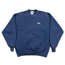 Vintage Lee Ultraweight Mens M Navy Blue Crewneck Sweatshirt