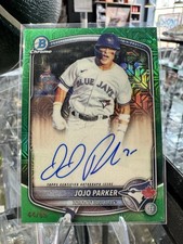 2025 Bowman Draft Mega Box #BMA-JP Jojo Parker Green Rookie Auto /99