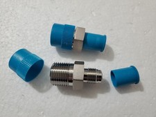 2PCS Swagelok 1/4" Male VCR X 1/2" Male NPT SS-4-VCR-1-8 Stainless Steel