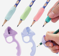 Pencil Grips for Kids Handwriting 5 Pack Silicone Ergonomic Posture Corrector