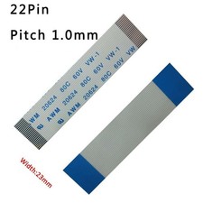 FFC/FPC Flexible Flat Cable 22-Pin 22P 80C 60V VW-1 Width 23mm Pitch 1.0mm