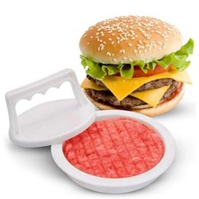 Plastic Hamburger Press Meat Grill BBQ Burger Maker Kitchen Tool 4 Inch