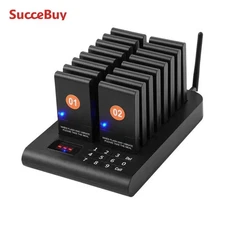 Restaurant Pager System Wireless Lineup Waiting Queue Signal Calling Beepers