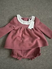 2 Janie and Jack long sleeve dress with diaper cover, size 12-18 months, NWT
