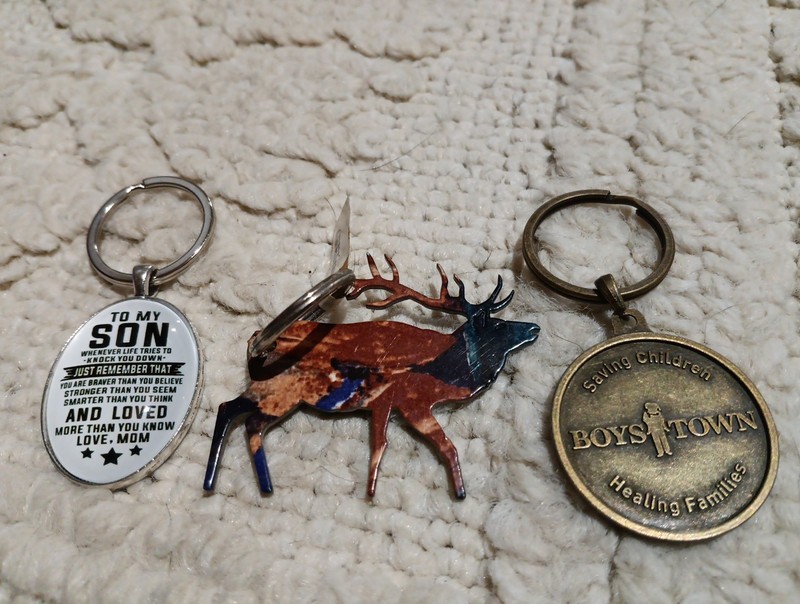 Lot Of 3 Keychains (2 Brand New & 1 Used)