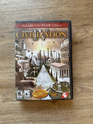 Sid Meier's Civilization IV Game of the Year Edition PC Bonus DVD Manual