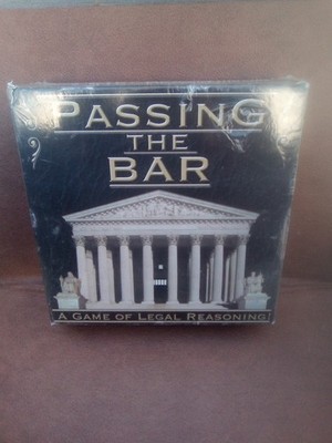 Passing the Bar Game of Legal Reasoning Law School Bar Prep NEW w/ CORNER DAMAGE