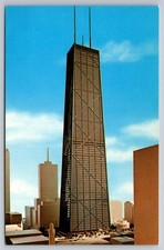 Chicago Illinois John Hancock Center North Michigan Ave 1966 Vintage Postcard