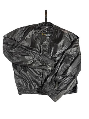 Xelement Jacket Men L Black Full Zip Nylon Zip-Out Liner Motorcycle Waterproof
