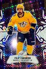 2024-25 Upper Deck Ice Hockey Filip Forsberg Purple #49 Nashville Predators