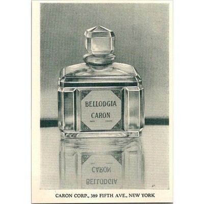 Caron Corp Bellodgia Caron 389 Fifth Ave New York 1930 New York Ad SAI8-4